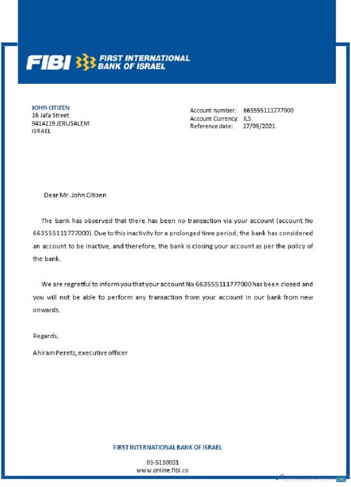 Download Israel FIBI closure reference Photoshop template